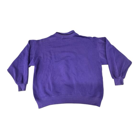 Vintage LL Bean X Russell Athletic Collaboration Purple XL Turtleneck Sweatshirt - Picture 7 of 7